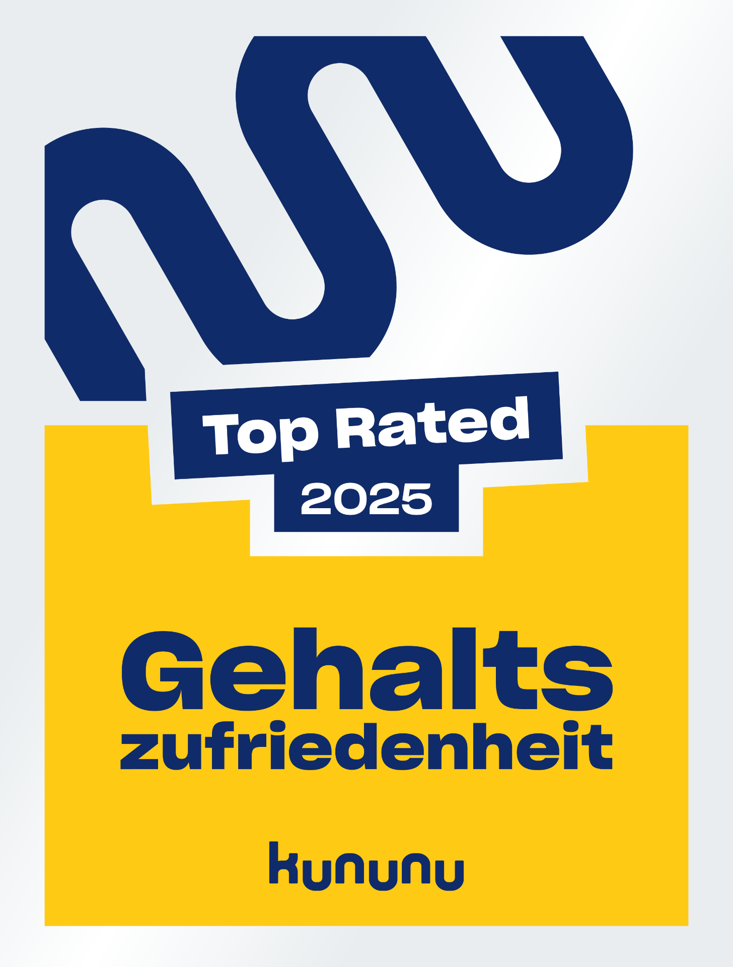 kununu Top Rated 2025 — Gehaltszufriedenheit